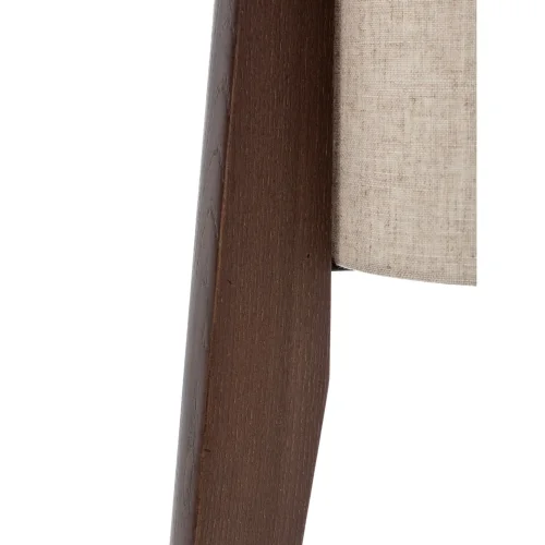 LAMPADAIRE EN BOIS ACACIA ET TISSU 2 LUMIÈRES E27 Ø36CM HAGEN