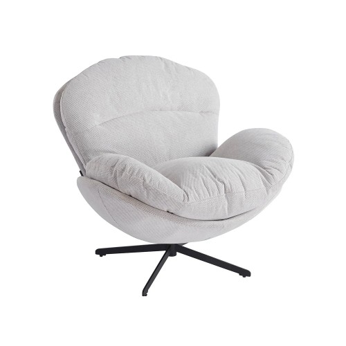 FAUTEUIL GRIS TEO