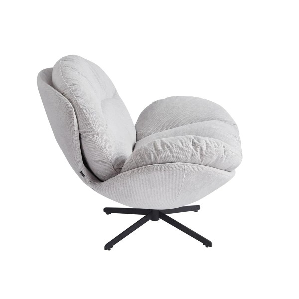 FAUTEUIL GRIS TEO