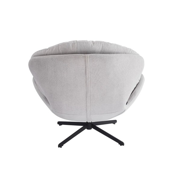 FAUTEUIL GRIS TEO