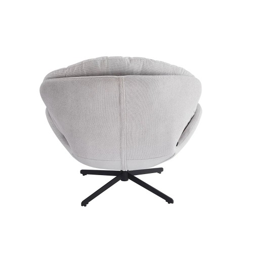 FAUTEUIL GRIS TEO