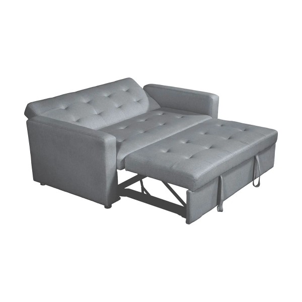 CANAPÉ-LIT TAPISSÉ GRIS TOKIO