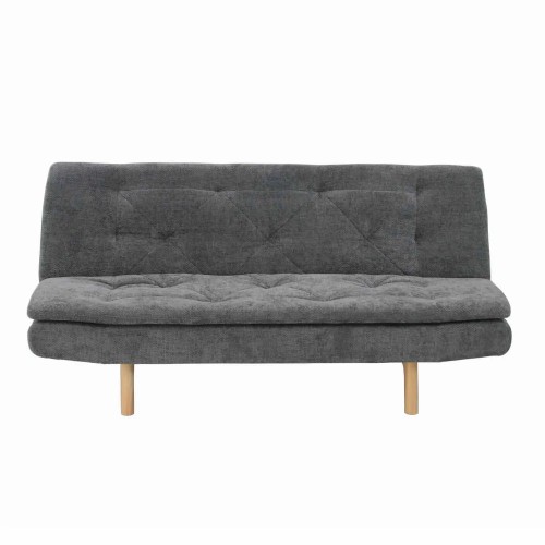 CANAPÉ-LIT EN TISSU GRIS MARENGO VELMA