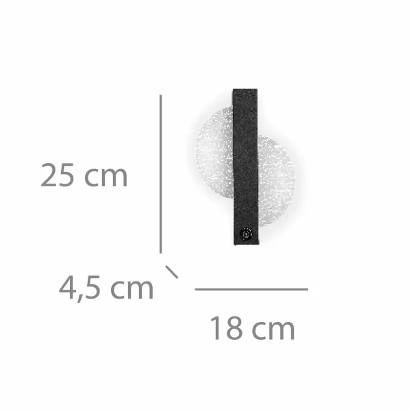 APPLIQUE LED 5W 3000–6000K NOIR TYRA