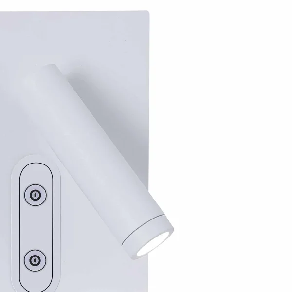 APPLIQUE LED 10W 3000–6000K TACTILE BLANC AVEC CHARGE SANS FIL MILO