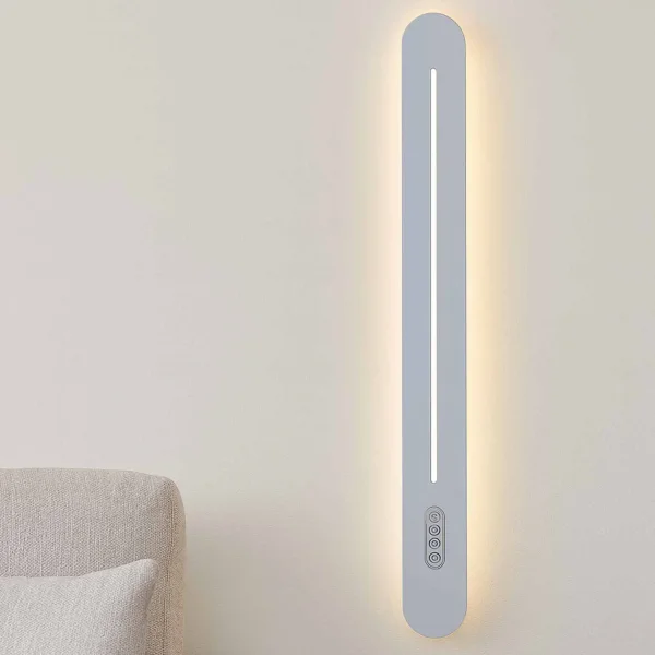 APPLIQUE LED 21W 3000–6000K TACTILE 80CM BLANC ISANDRO