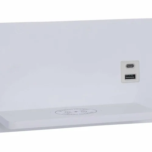 APPLIQUE LED 8W 3000–6000K TACTILE BLANCHE AVEC CHARGE SANS FIL ZEKO