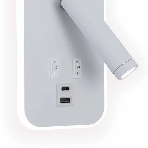 APPLIQUE MURALE LED 10W 3000–6000K BLANC USB ORBIA