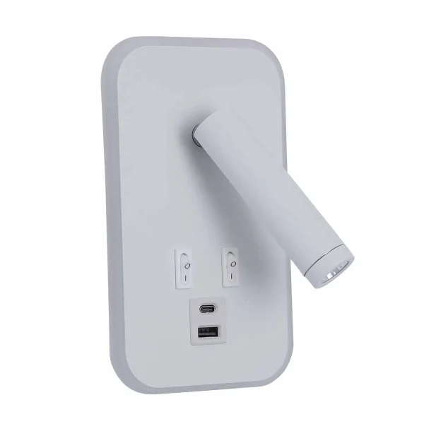 APPLIQUE MURALE LED 10W 3000–6000K BLANC USB ORBIA