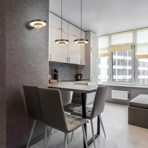 SUSPENSION LED 34,5W RÉGLABLE 2300-3000-4000K NOIR OR ELIX