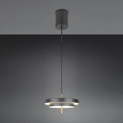 SUSPENSION LED 34,5W RÉGLABLE 2300-3000-4000K NOIR OR ELIX