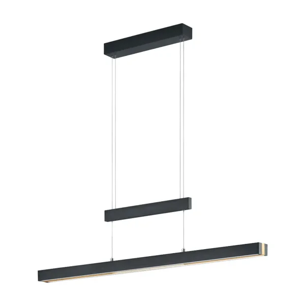 SUSPENSION LED 45W 2700K-5000K NOIR LUNOR