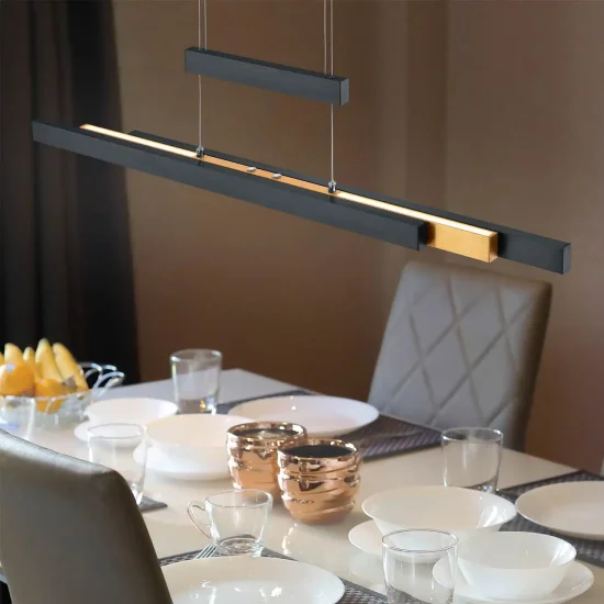 SUSPENSION LED 45W 2700K-5000K NOIR LUNOR 2