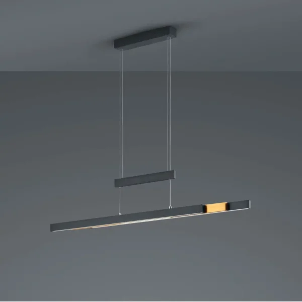SUSPENSION LED 45W 2700K-5000K NOIR LUNOR