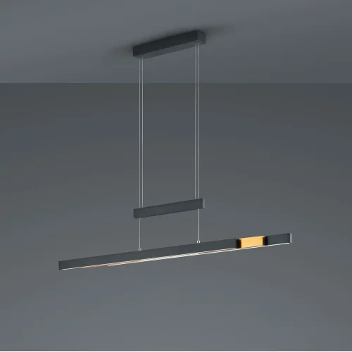 SUSPENSION LED 45W 2700K-5000K NOIR LUNOR