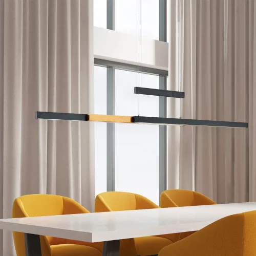 SUSPENSION LED 45W 2700K-5000K NOIR LUNOR