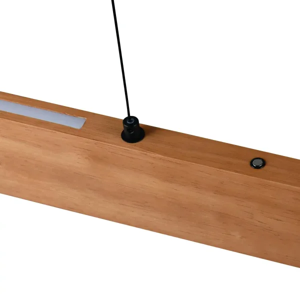 SUSPENSION LED 27W 2700-6000K BOIS NATUREL SVEN