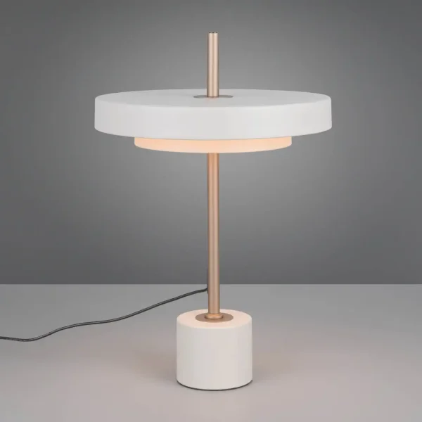 LAMPE DE TABLE LED 12W RÉGLABLE 2300-3000-4000K GRIS CHAUD ELIX