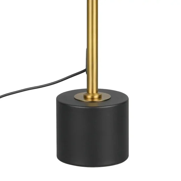 LAMPE DE TABLE LED 12W RÉGLABLE 2300-3000-4000K NOIR ET OR ELIX