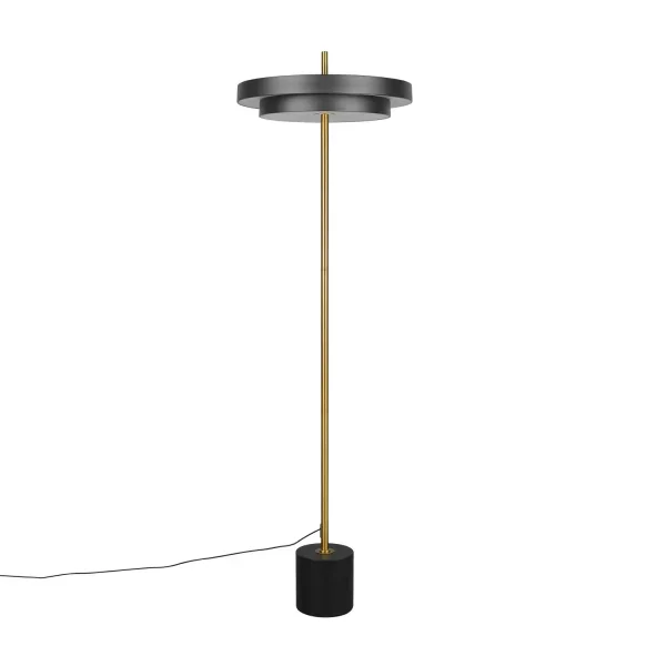 LAMPADAIRE LED 21W RÉGLABLE 2300-3000-4000K NOIR OR ELIX