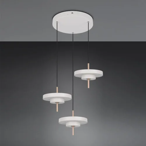 SUSPENSION LED 30W RÉGLABLEE 2300-3000-4000K GRIS CHAUD ELIX