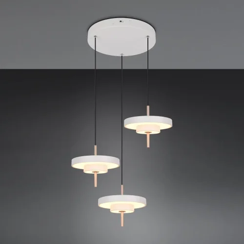 SUSPENSION LED 30W RÉGLABLEE 2300-3000-4000K GRIS CHAUD ELIX