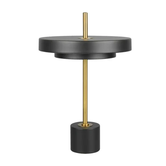 LAMPE DE TABLE LED 12W RÉGLABLE 2300-3000-4000K NOIR ET OR ELIX 2