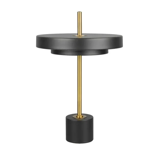 LAMPE DE TABLE LED 12W RÉGLABLE 2300-3000-4000K NOIR ET OR ELIX