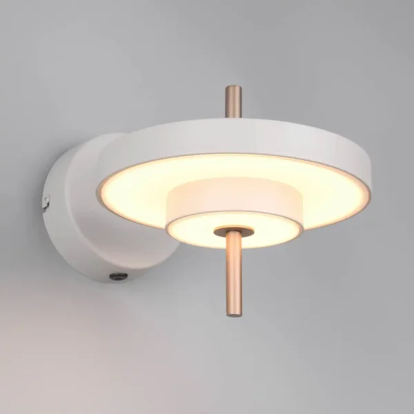 APPLIQUE MURALE LED 10W RÉGLABLE 2300-3000-4000K GRIS CHAUD ELIX