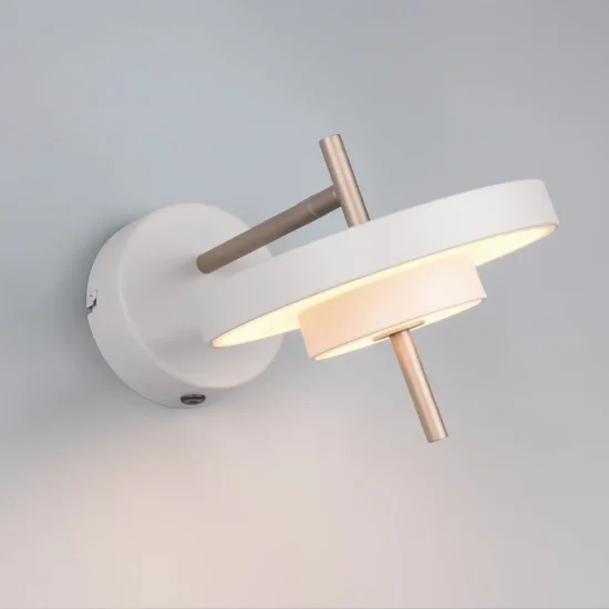 APPLIQUE MURALE LED 10W RÉGLABLE 2300-3000-4000K GRIS CHAUD ELIX 2