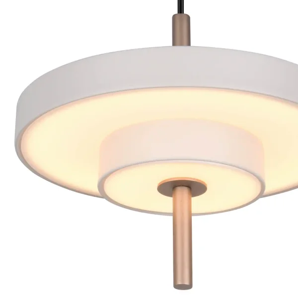 SUSPENSION LED 10W RÉGLABLE 2300-3000-4000K GRIS CHAUD ELIX