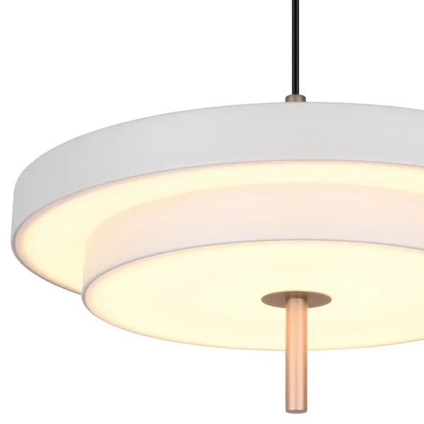 SUSPENSION LED 34,5W RÉGLABLE 2300-3000-4000K GRIS CHAUD ELIX