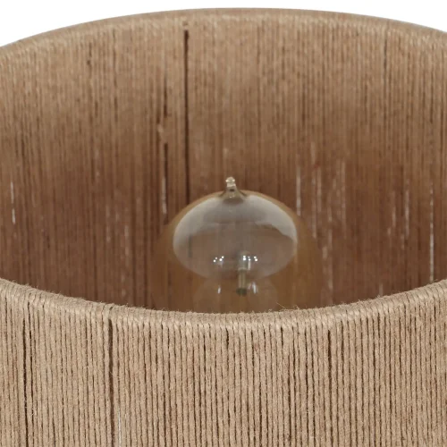 LAMPE DE TABLE BOIS NATUREL/JUTE E27 TAIS