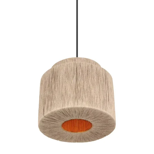 SUSPENSION 1 LUMIÈRE JUTE NATUREL E27 LEIKO