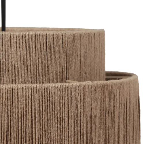 SUSPENSION 1 LUMIÈRE JUTE NATUREL E27 LEIKO