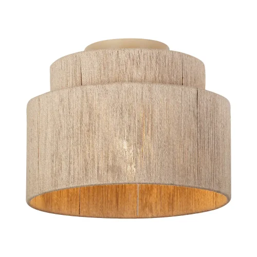 PLAFONNIER 1 LUMIÈRE JUTE NATUREL E27 LEIKO