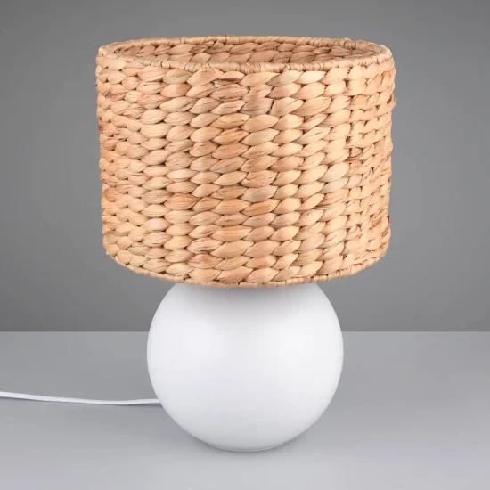 LAMPE DE TABLE CERÁMIQUE ABAT-JOUR ALGES MARINES 40CM PADINA 2