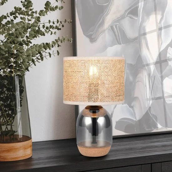 LAMPE DE TABLE EN VERRE 32,7CM CELINE