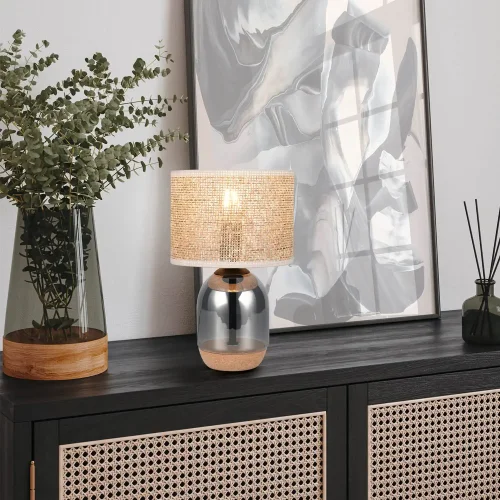 LAMPE DE TABLE EN VERRE 32,7CM CELINE