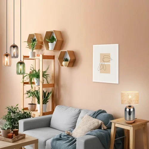 LAMPE DE TABLE EN VERRE 43CM CELINE