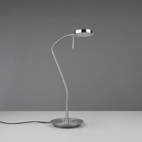 LAMPE DE TABLE LED 12W RÉGLABLE NICKEL MAT EDEN