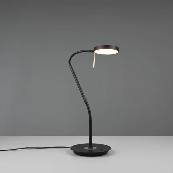 LAMPE DE TABLE LED 12W RÉGLABLE NOIR EDEN