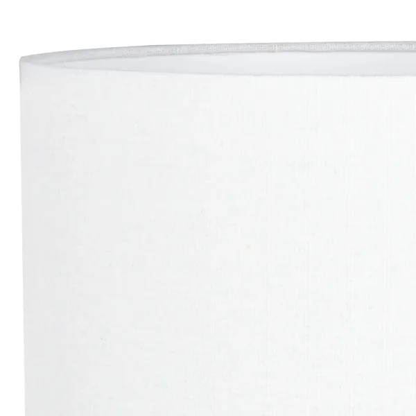 LAMPE DE TABLE EN CÉRAMIQUE BLANCHE 47CM E27 LOREEN