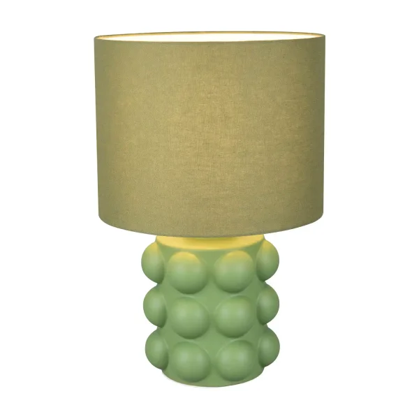 LAMPE DE TABLE EN CÉRAMIQUE VERTE 47CM E27 LOREEN