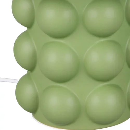 LAMPE DE TABLE EN CÉRAMIQUE VERTE 47CM E27 LOREEN