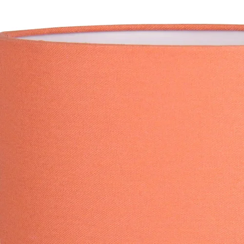 LAMPE DE TABLE EN CÉRAMIQUE ABRICOT 30 CM E14 LOREEN