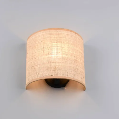 APPLIQUE MURAL AVEC ABAT-JOUR EN ALGUES MARINES E27 TERESA