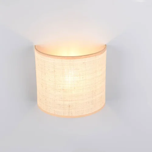 APPLIQUE MURAL AVEC ABAT-JOUR EN ALGUES MARINES E27 TERESA