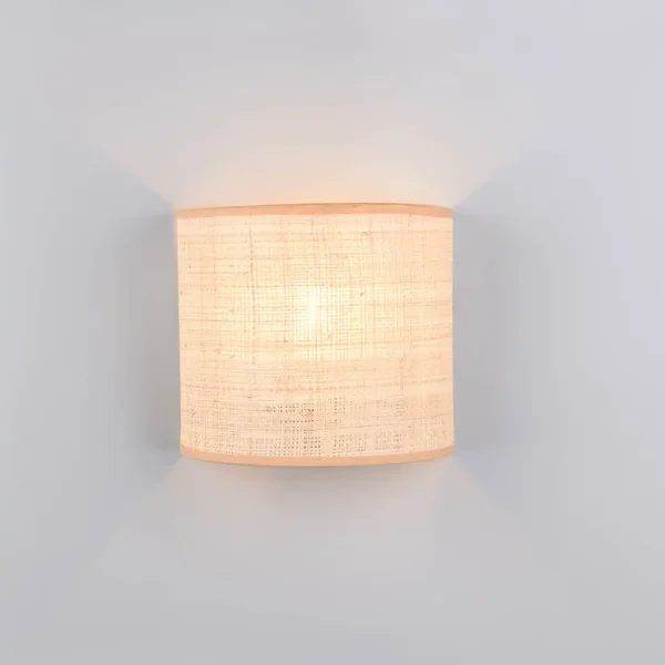 APPLIQUE MURAL AVEC ABAT-JOUR EN ALGUES MARINES E27 TERESA