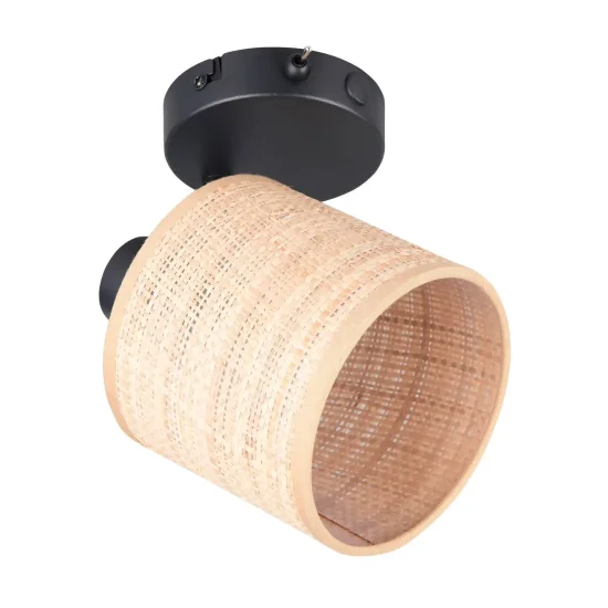 SPOT 1 LUMIÈRE AVEC ABAT-JOUR EN ALGUES MARINES E14 TERESA 2